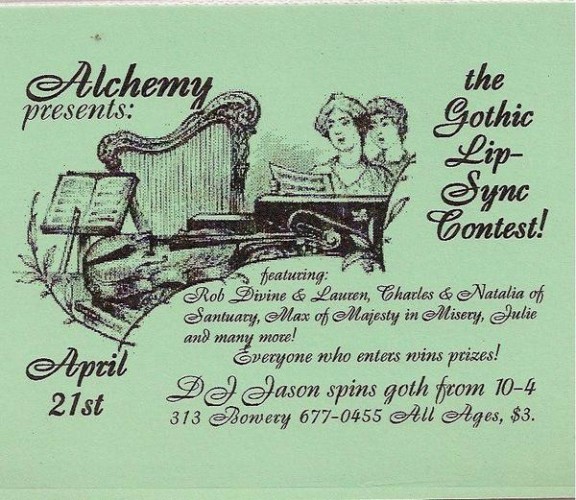 Alchemy / The Gothic Lip-Sync Contest