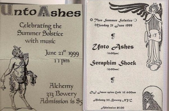 Alchemy / Unto Ashes / Seraphim Shock (2 passes)