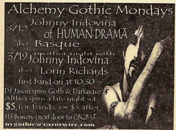 Alchemy / Human Drama / Johnny Indovina / Basque / Lorin Richards