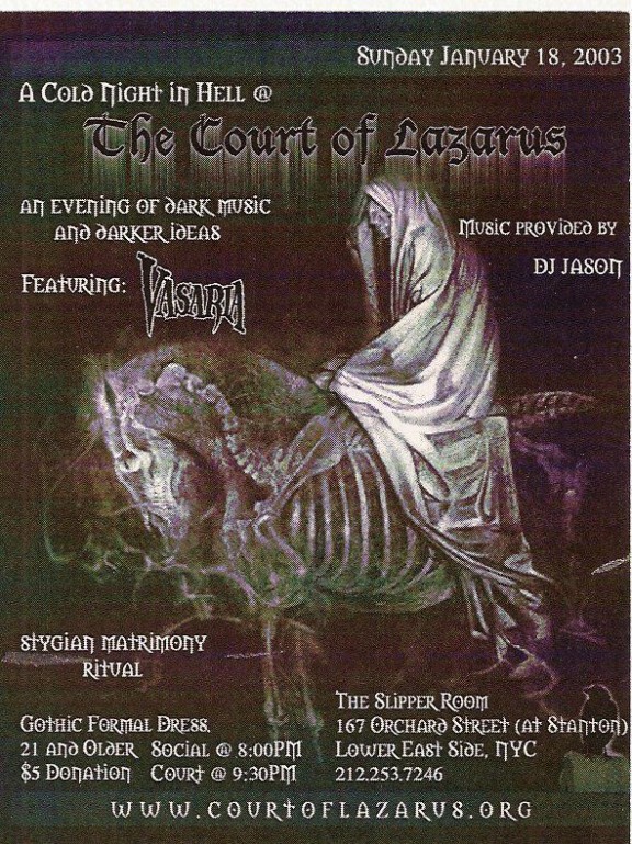 The Court of Lazarus / Vasaria