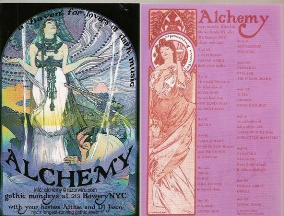 Alchemy / I Synthesist / Carfax Abbey / Bow Ever Down / Thomas Truax / Revue Noir / Datura / Venus of Mars / All of the Pretty Horses / Curse / Folk Fiction / Incus / Polaris / Atomic Box / Ego Likeness / Voltaire / Plunumbre / Eyelash / The Color Guard / 51 Peg / Broken / Encounter Box / Uncle Spooky and the Forgotten Monsters / Carfax Abbey / Imbolg / Losing Venus / Symmetry Breaking