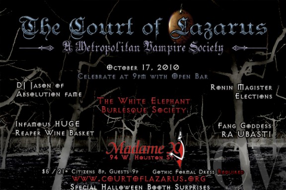 The Court of Lazarus / The White Elephant Burlesque Society