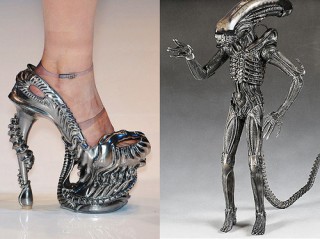 HR Giger Inspired Shoes!