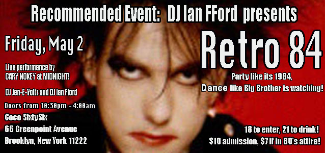Recommended: Retro 84 ~ dance event ~ on May, 2nd