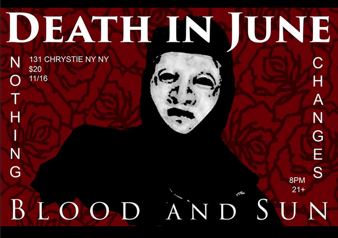 Recommended: Death In June on November 16th