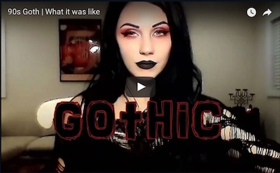 Video about “being a Goth in the 90s” by a former attendee of Alchemy and Absolution