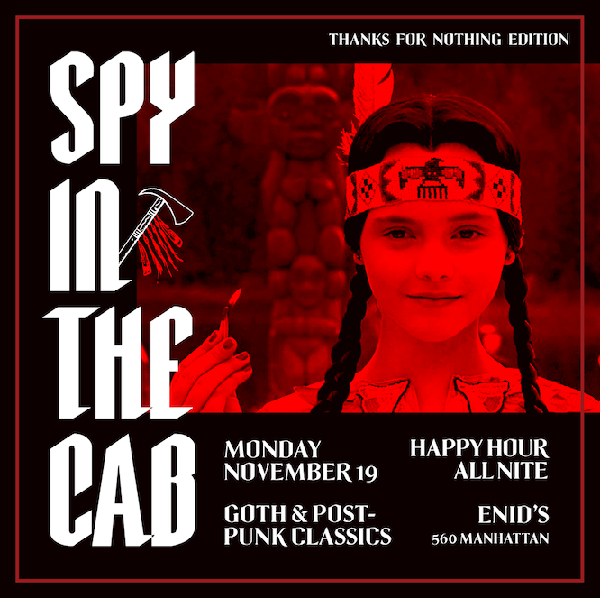 Recommended event: Spy in the Cab in November