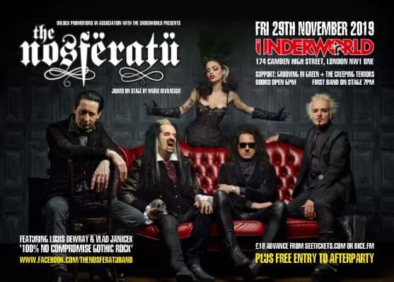 THE NOSFERATU: London’s Goth Extravaganza by Tzina Dovve