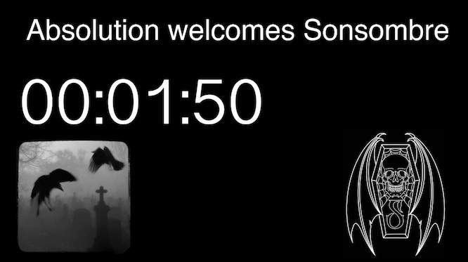 Video footage of Sonsombre from the Absolution livestream