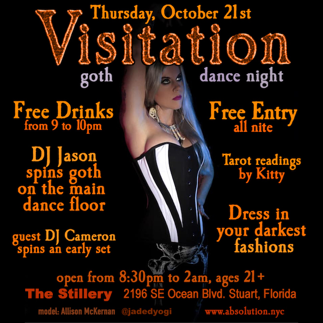 Visitation ~ Goth Dance Night ~ on October 21st