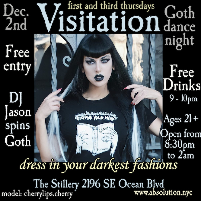 Visitation ~ goth dance night ~ on December 2nd