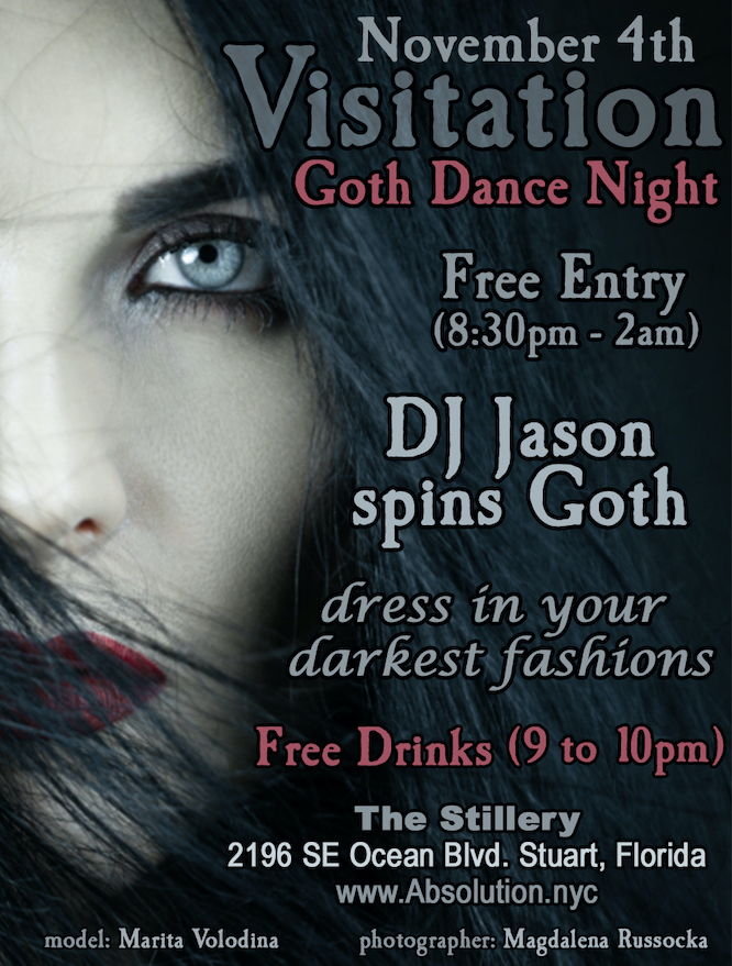 Visitation ~ goth dance night ~ on November 4th