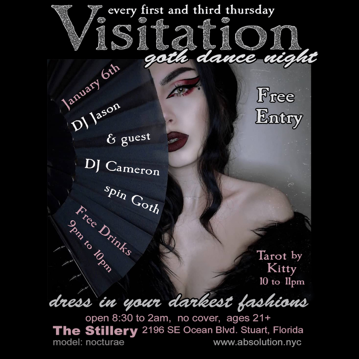 Visitation ~ Goth Dance Night ~ on January 6th