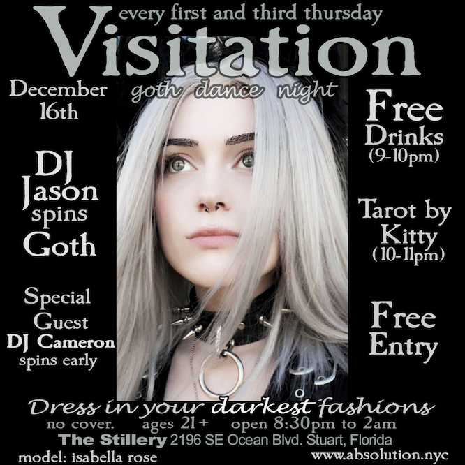 Visitation ~ Goth Dance Night ~ on December 16th