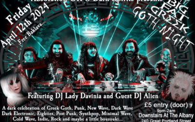 Recommended Event: My Big Fat Greek Goth Night ‘Dark Spirits Special’