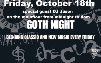 Recommended Event: DJ Jason spins at RSC on Friday, October 18th