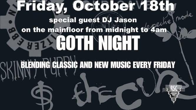 Recommended Event: DJ Jason spins at RSC on Friday, October 18th