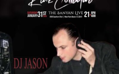 DJ Jason spins Goth at the opening event of Submission’s Florida Kink Collective on January 31st