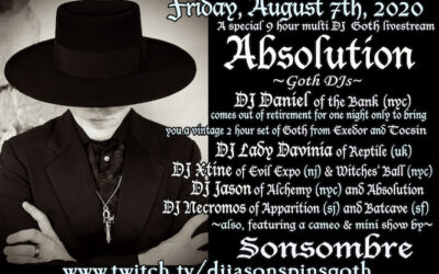 Absolution ~ Goth Livestream on August 7th