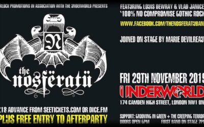 Recommended Event: The Nosferatu at The Underworld Camden with Free Afterparty!