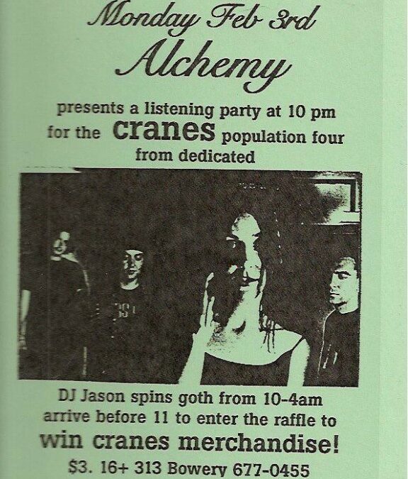 Alchemy / Cranes Party