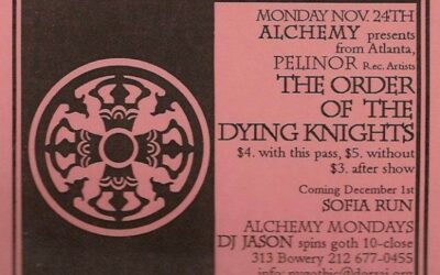 Alchemy / The Order of the Dying Knights… etc.