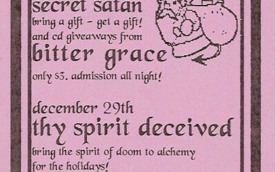 Alchemy / Secret Satan / Bitter Grace / Thy Spirit Deceived