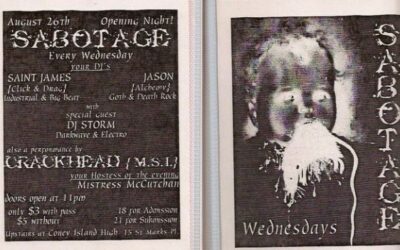 Sabotage (the first flyer, both sides)