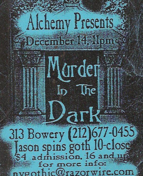 Alchemy / Murder in the Dark