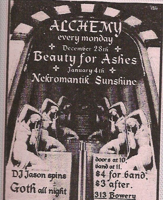 Alchemy / Beauty for Ashes / Necromantic Sunshine