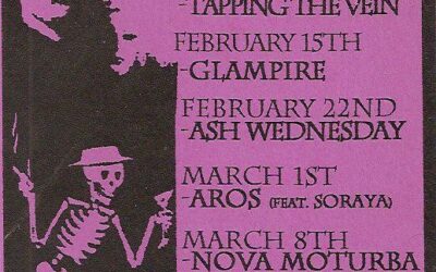 Alchemy / Tapping the Vein / Glampire / Ash Wednesday / Aros / Nova Moturba / Miss Lonelyhearts