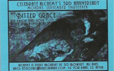 Alchemy / 3 year anniversary / Bitter Grace