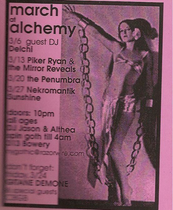 Alchemy / Guest DJ Delchi… etc.