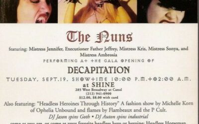 Decapitation / The Nuns / P. Cult / Michelle Korn