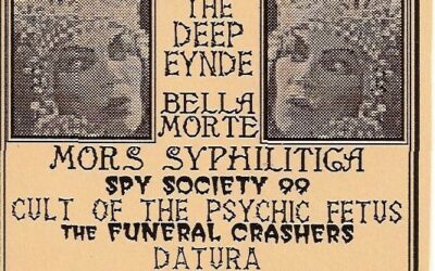 Halloween at CBGB / The Deep Eynde / Spy Society 99 / Bella Morte / Mors Syphilitica / Cult of the Psychic Fetus / The Funeral Crashers / Datura