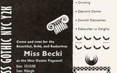 The Miss Gothic NYC 2000 Pageant / Miss Becki