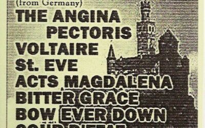 Gothic Mega-Show at CBGB / The Angina Pectoris / Voltaire / St. Eve / Acts Magdalena / Bitter Grace / Bow Ever Down / Coup D’etat