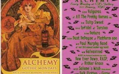 Alchemy / DJ Jason / All of the Pretty Horses / Tulip Sweet / Infidel / Torsion / Datura / Dust Dedayne / Platform One / Paul Murphy Band / Galvanized / Bow Ever Down / Vulgaras / Salome’s Wish / Folk Fiction / Curse