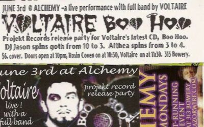 Alchemy / Voltaire / Projekt record release party