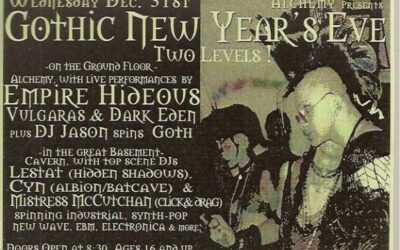 Gothic New Year’s Eve 2003/2004 / Alchemy / Empire Hideous / Vulgaras / Dark Eden