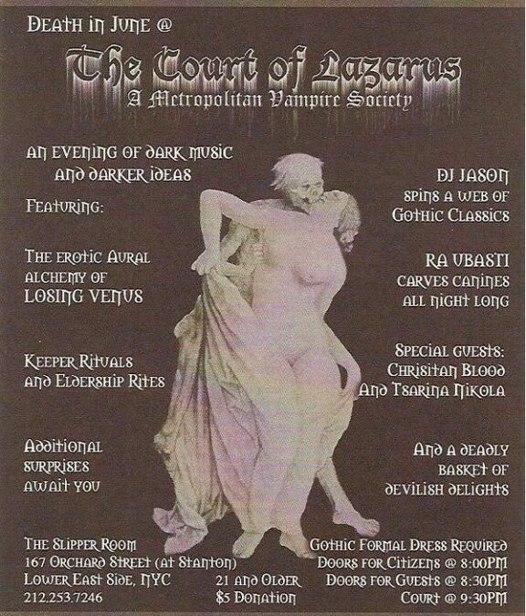 The Court of Lazarus / Losing Venus / Christian Blood