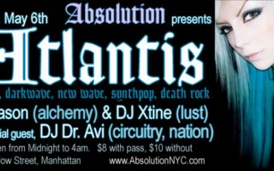 Absolution presents: Atlantis w/ guest DJ Dr. Avi on Friday, May 6th