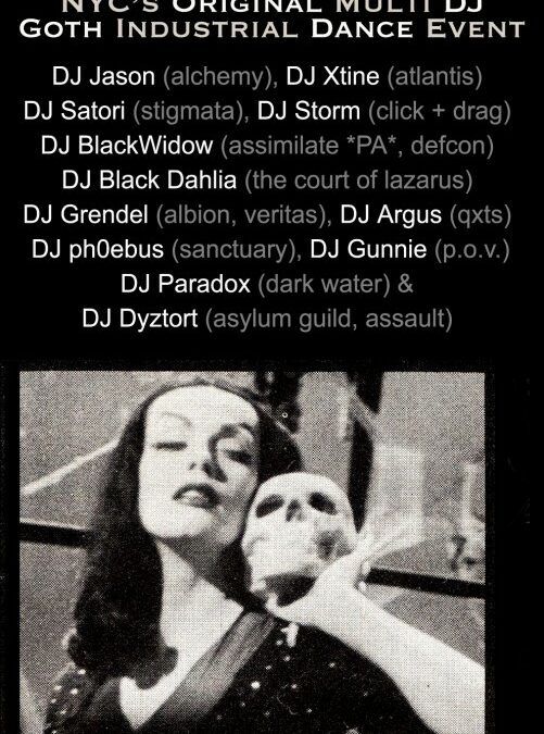Absolution ~ Multi DJ Goth Event on Friday, March 16th
