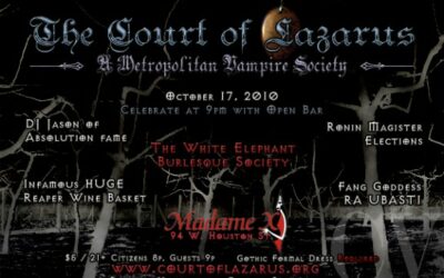 The Court of Lazarus / The White Elephant Burlesque Society