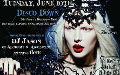 Recommended: Disco Down on June 10th with special guest DJ Jason