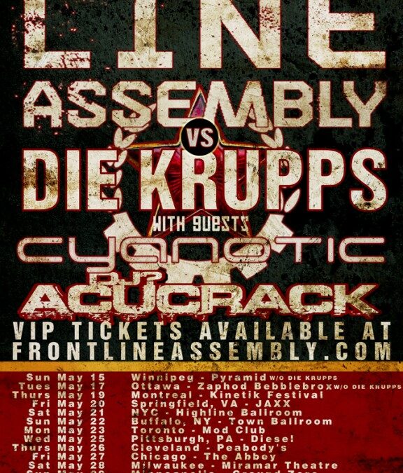 Front Line Assembly & Die Krupps perform live at NYC’s Highline Ballroom