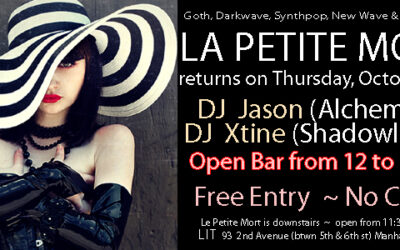 Le Petite Mort on Thursday, October 4th